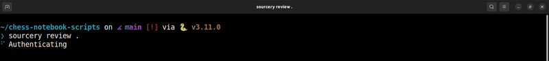 sourcery review step: Authenticating